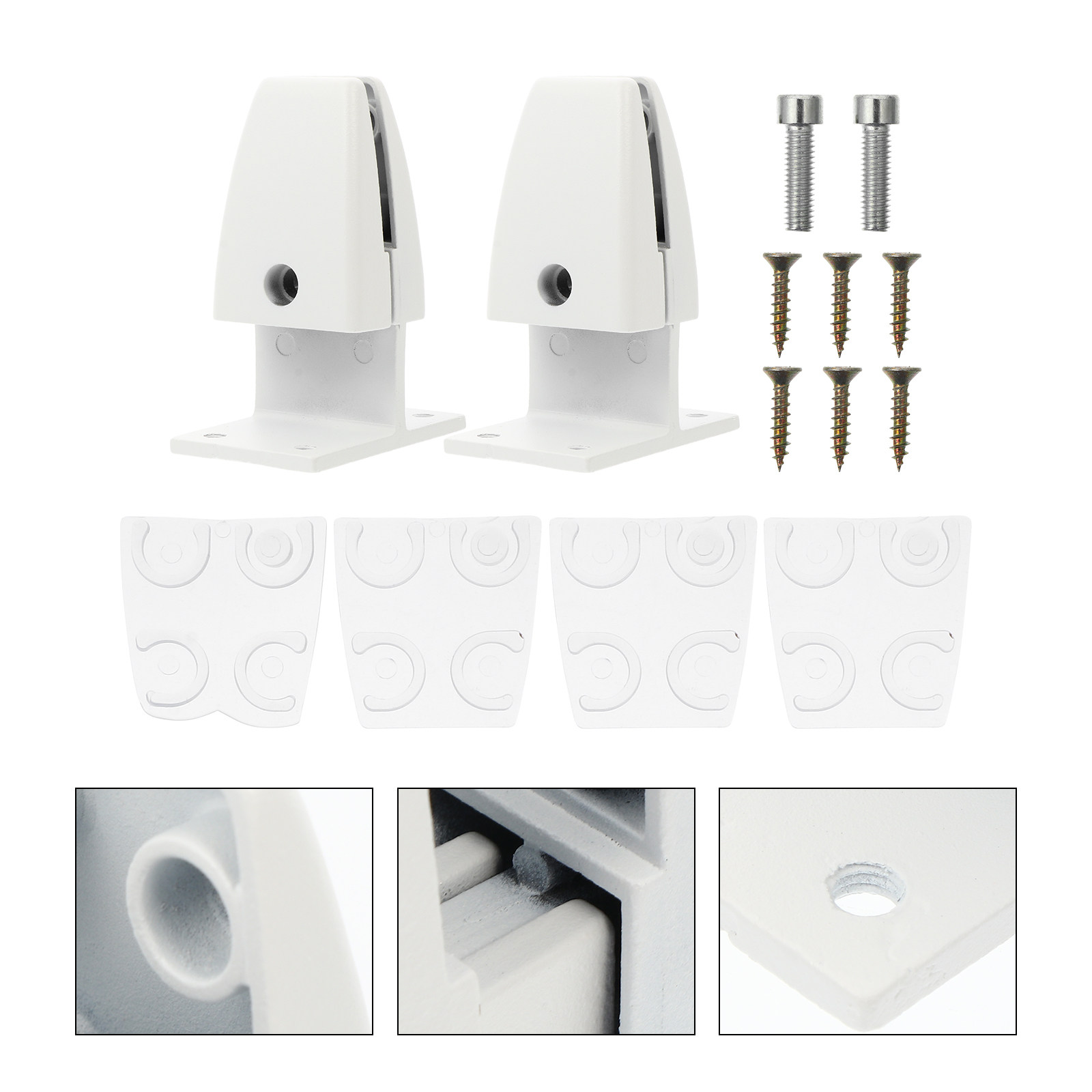 Partition Screen Divider - 2Pcs Office Desk Divider Clip Glass