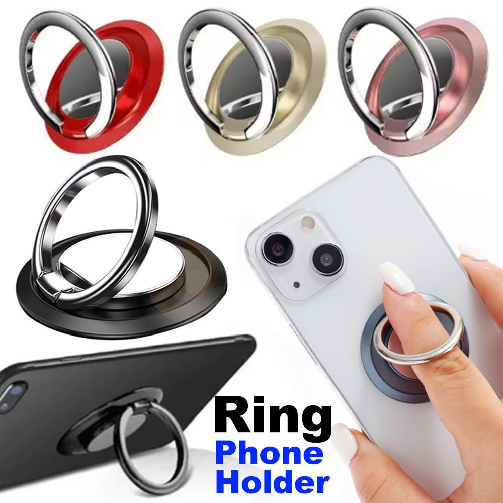 360Rotating Finger Ring Phone  - Mobile Pedestal Cabinet ulasan dan harga