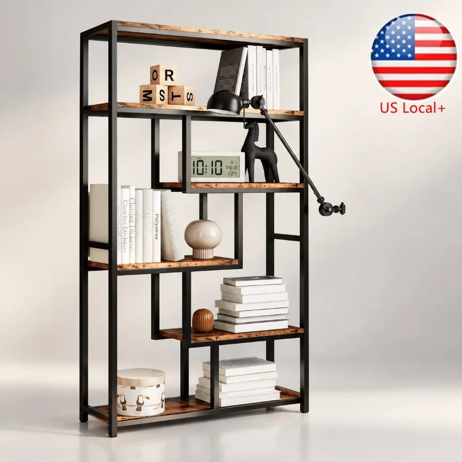 Bookshelves 6 Tiers, Industria - Bookshelf ulasan dan harga