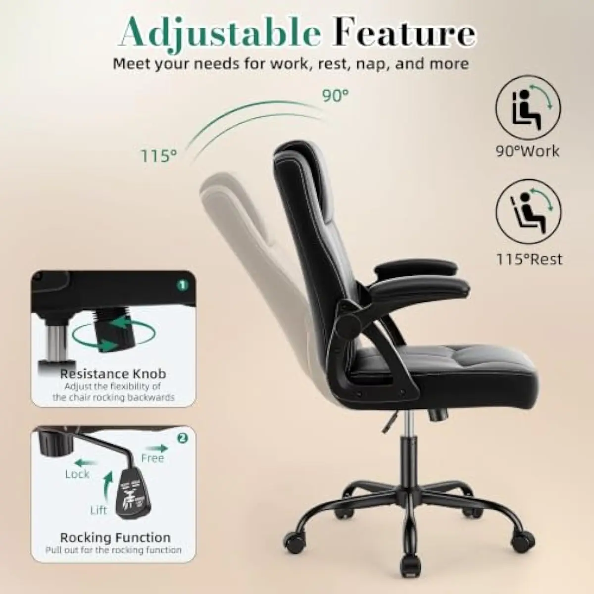 Ergonomic executive office cha - Office Chair ulasan dan harga
