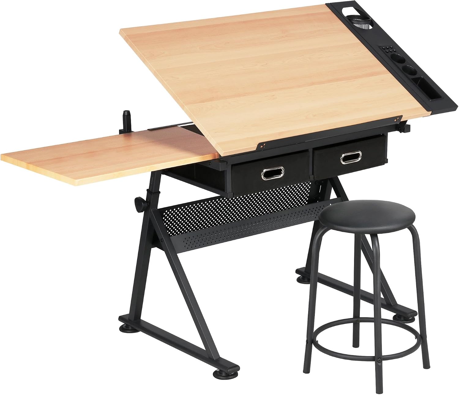 Adjustable Drafting Table Art  - Office Stool ulasan dan harga