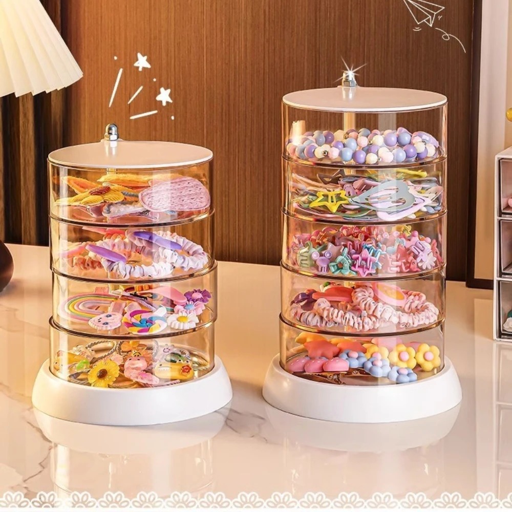 360 Rotating Clear Hair Access - Desk Organizer ulasan dan harga