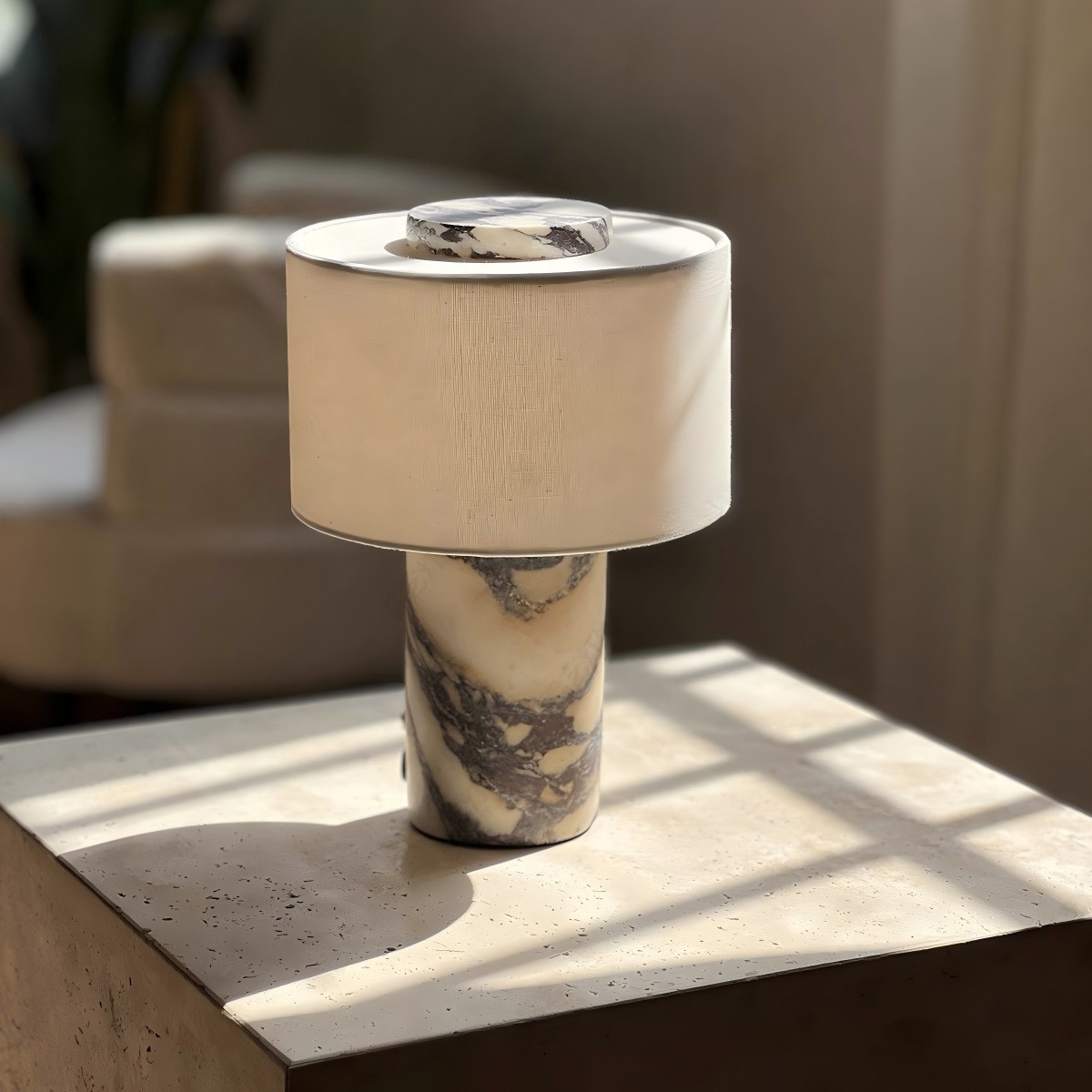 Marble bedside lamp touch char - Desk Lamp ulasan dan harga