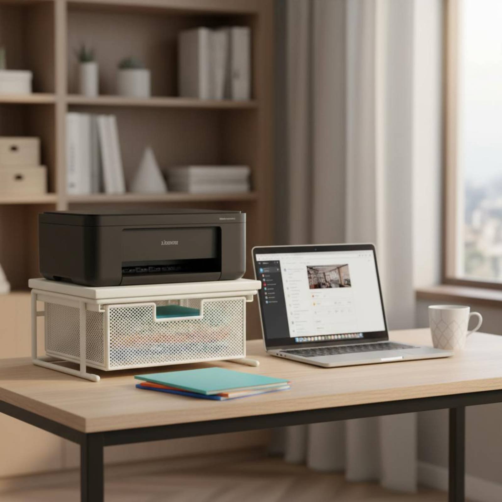 Printer Stand with Drawer Spac - Printer Stand ulasan dan harga
