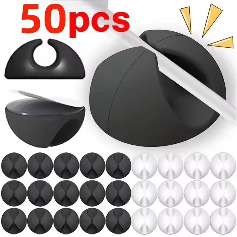 5/50Pcs Mini Cable Winder Orga - Desk Organizer ulasan dan harga