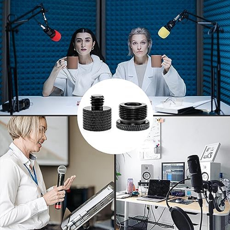 8 PCS Microphone Stand Adapter - Monitor Stand ulasan dan harga