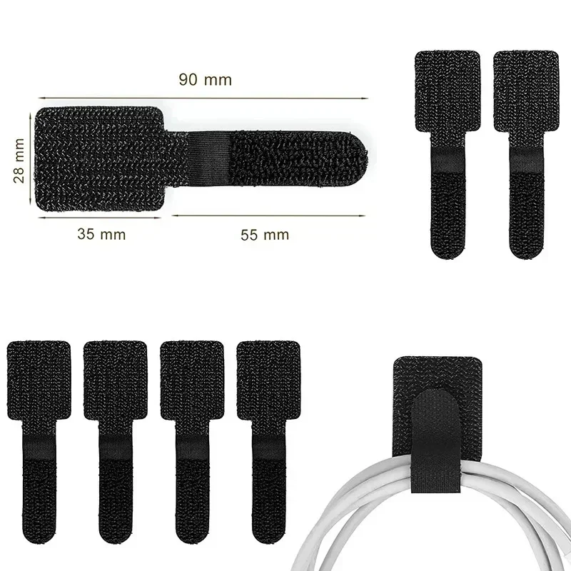Reusable Cable Ties Fastening  - Desk Organizer ulasan dan harga