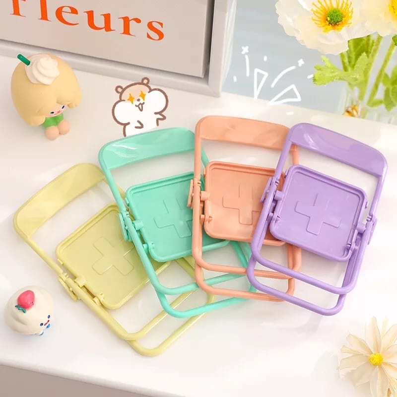 Cute Chair Phone Holder Stand  - Desk Organizer ulasan dan harga