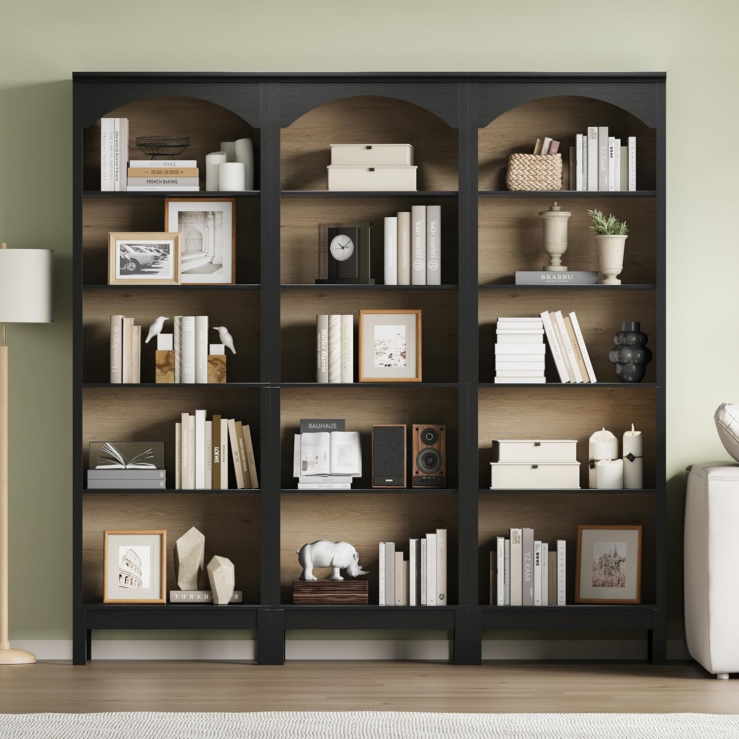 Arched Bookshelf with 5 Tier O - Bookshelf ulasan dan harga