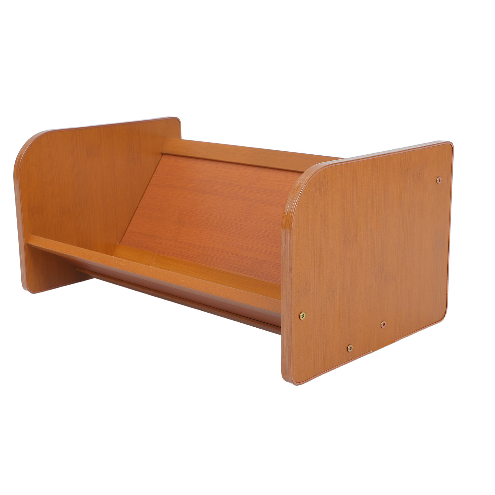 Bamboo Vinyl Record Holder Org - Desk Organizer ulasan dan harga