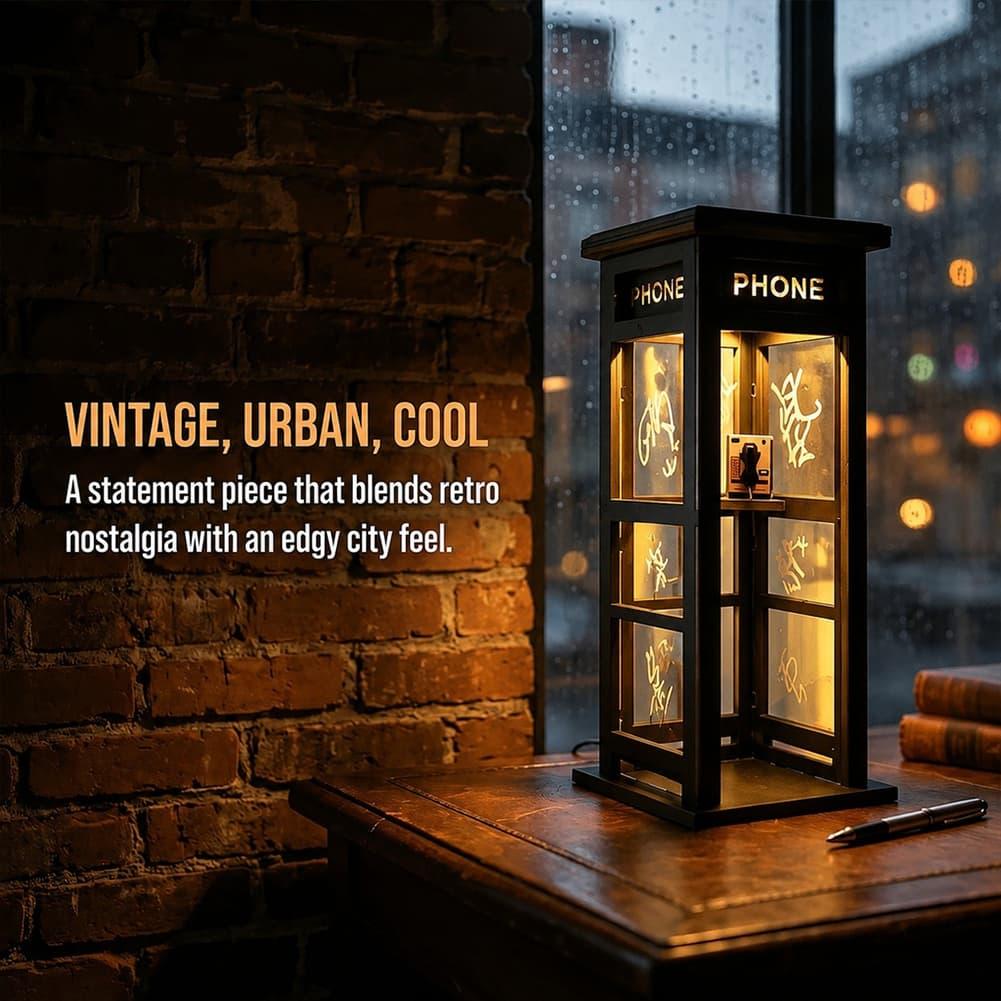 Retro Vintage Phone Booth Nigh - Office Furniture Brands ulasan dan harga
