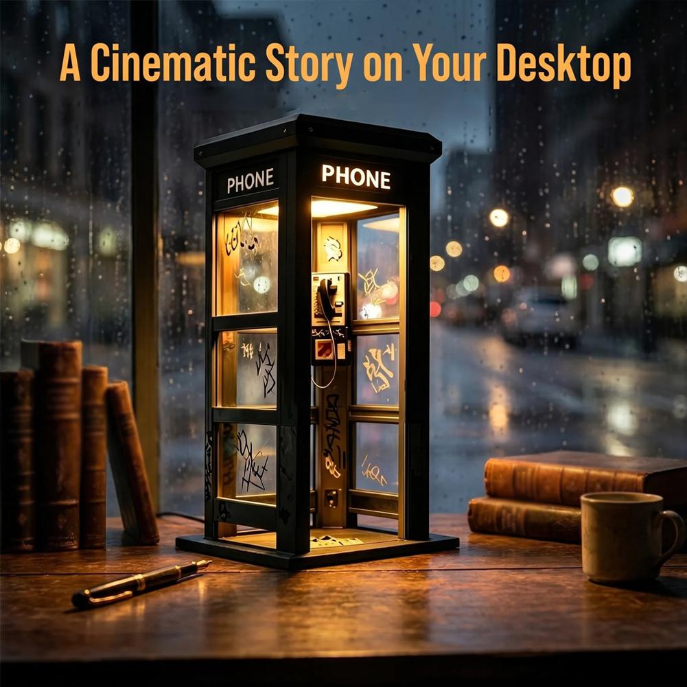 Retro Vintage Phone Booth Nigh - Office Furniture Brands ulasan dan harga