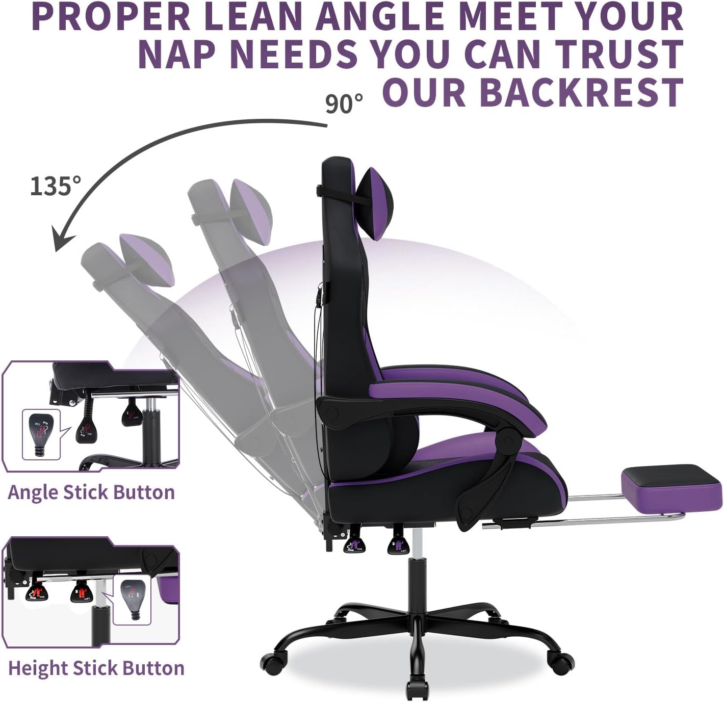 Gaming Chair with Massage,Ergo - Office Chair ulasan dan harga