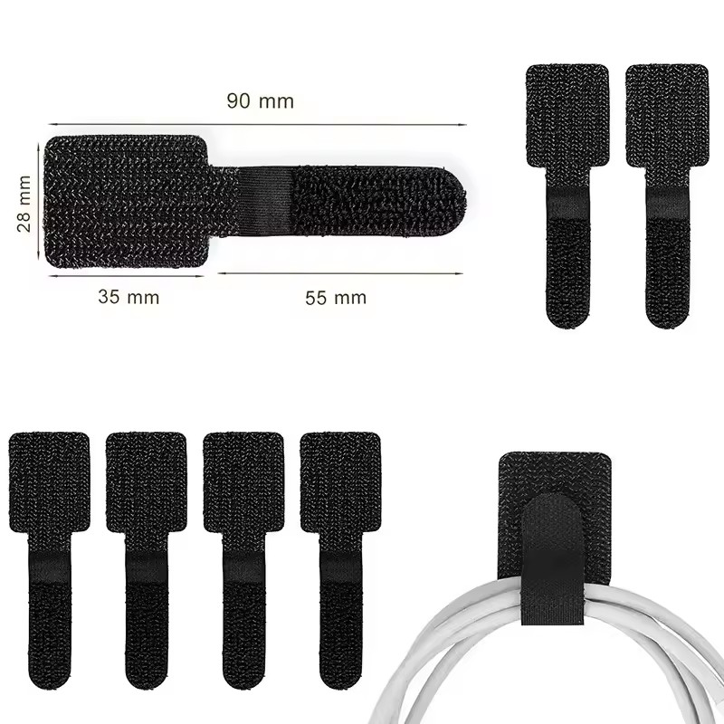New Reusable Cable Ties Ties S - Desk Organizer ulasan dan harga